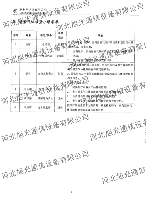 温室气体核查报告